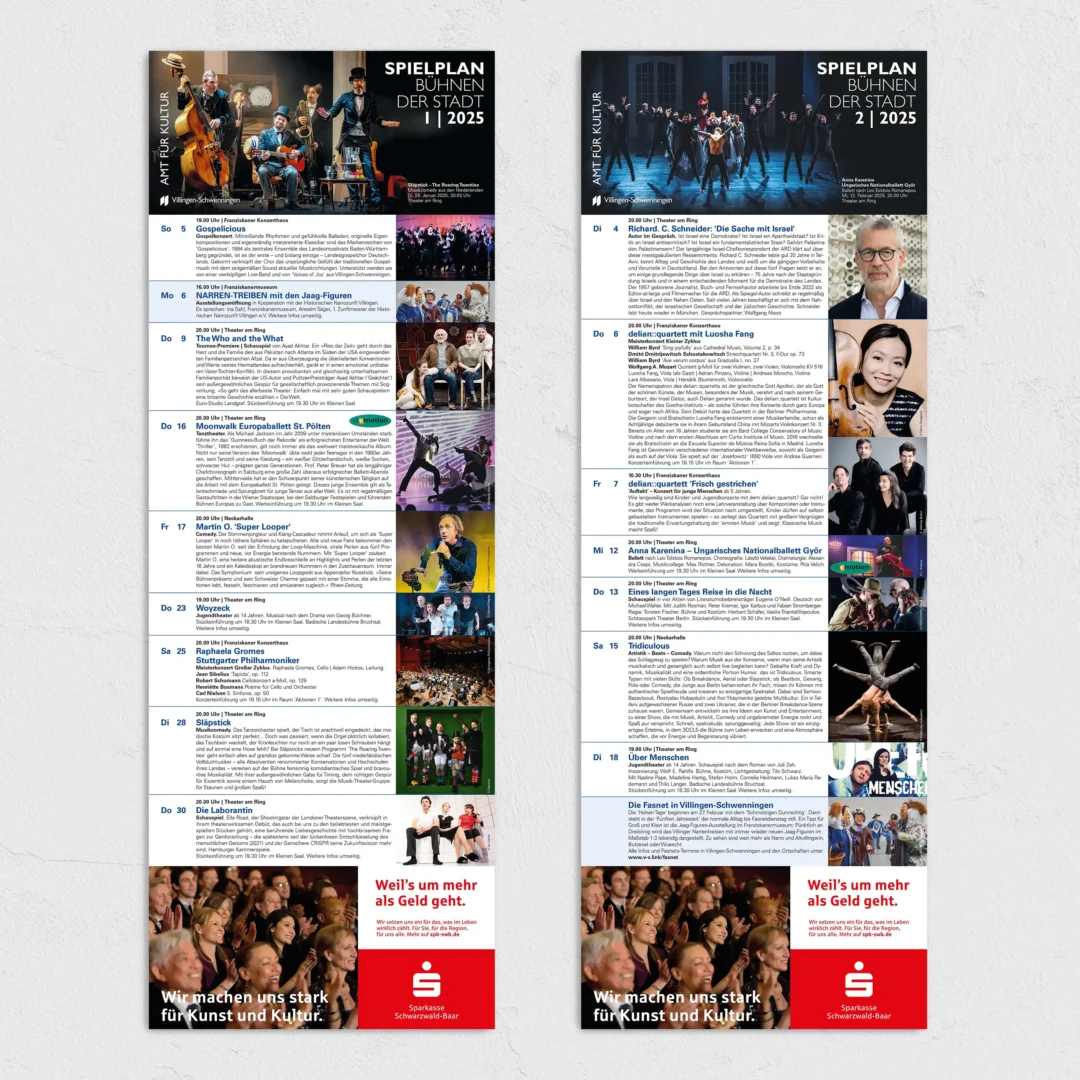 Bühnen der Stadt – Monatsspielplan